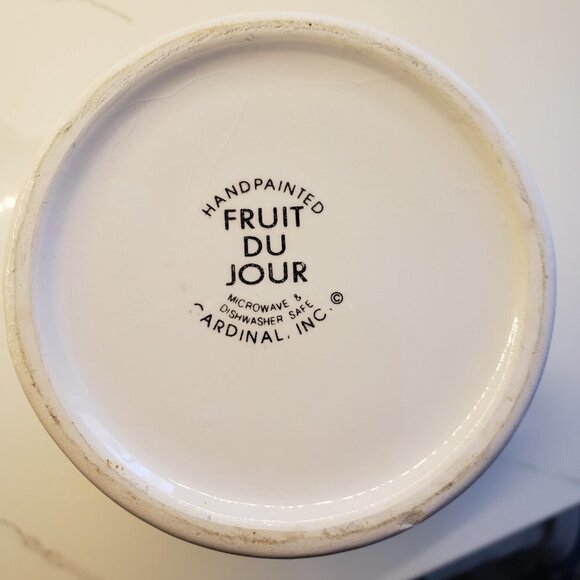 Vintage Set of 2 Vintage Yellow Chick Hugging Egg Planter Tall Strawberr… - Picture 13 of 13